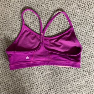 Bright Purple lululemon sports bra!